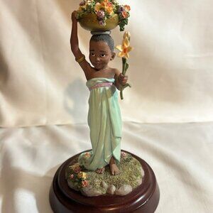 Thomas Blackshear's Flower Girl Figurine # 674/2700 Limited Edition